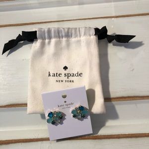 NWT Blue crystal Kate Spade earrings